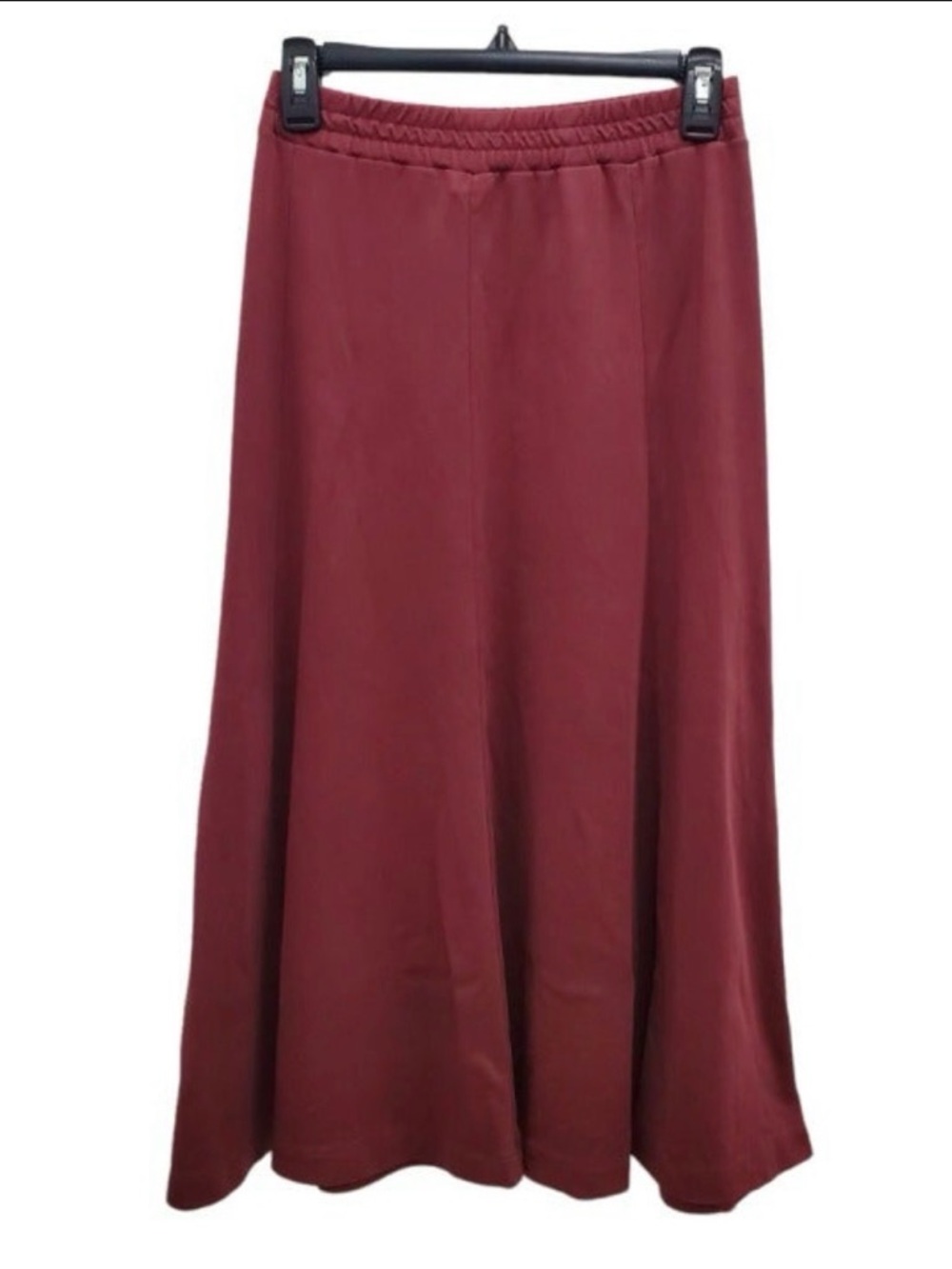 Peruvian Connection Women's Rust 100% Pima Cotton Flared Maxi Skirt Size XS